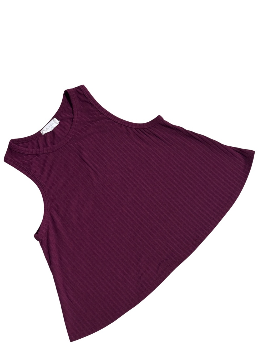 Altar'd State Ribbed Tank Top in Plum Wine